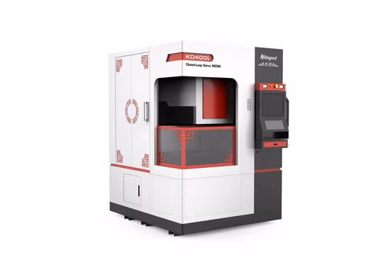 Máquina de corte de alambre CNC EDM tipos de columna fija y cama de máquinas de alta precisión con diseño integrado Kd500zl